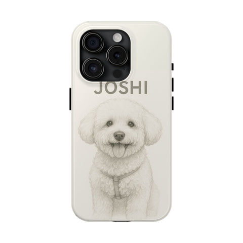 Custom Pet Pencil Drawing Though Phone Case