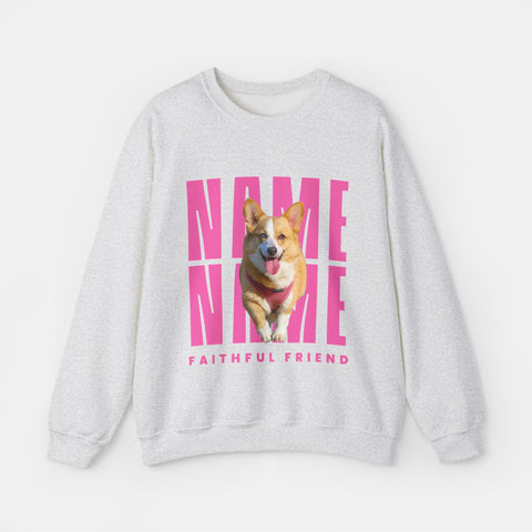 Custom Billboard Sweatshirt | Pink Font