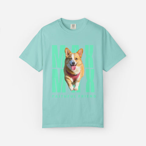 Billboard Custom Pet T-Shirt | Mint Font
