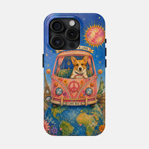 Custom Around The World With My Dog Phone Case