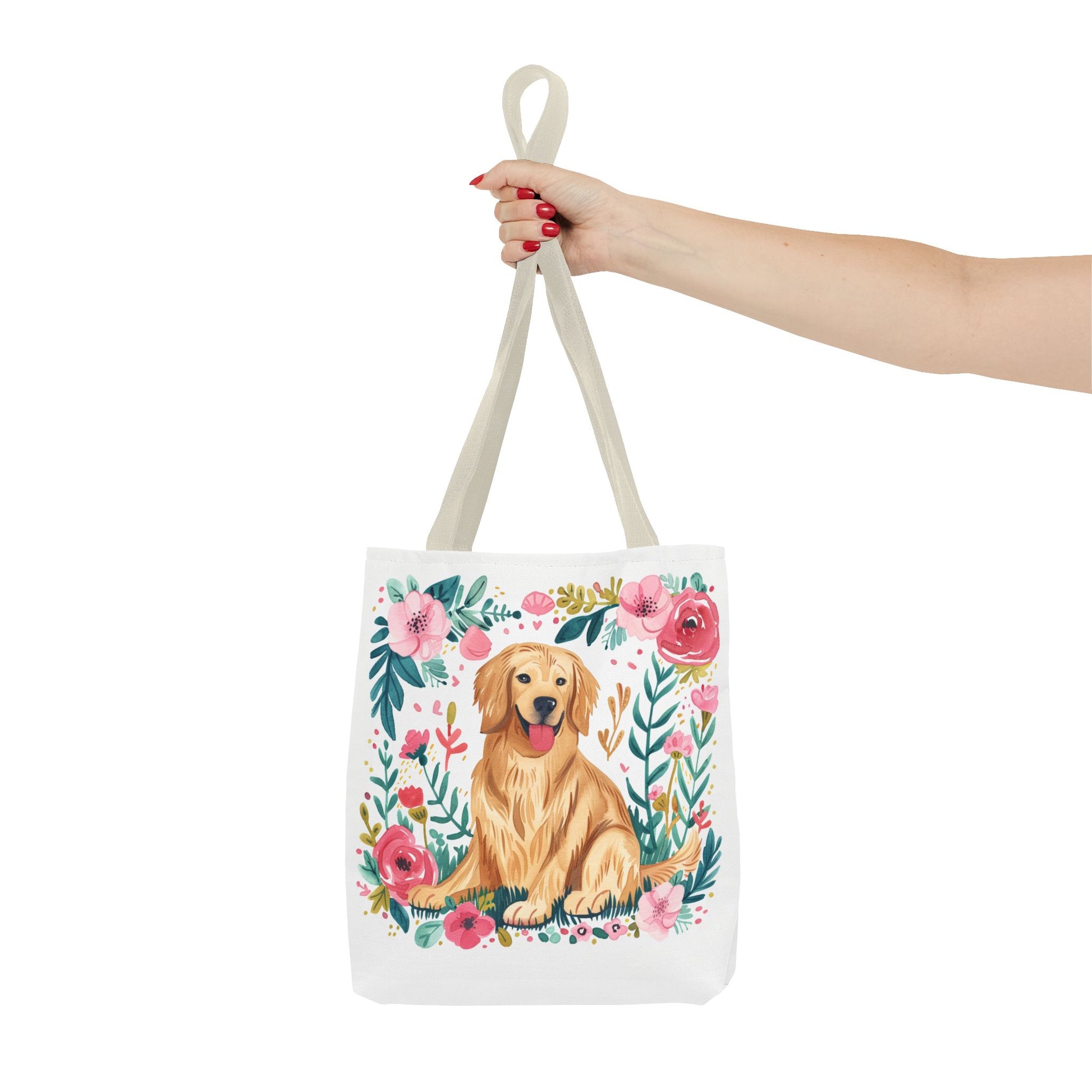 Cute Golden Retriever Tote Bag - Golden Retriever Lovers Perfect Gift - Petunia Woof