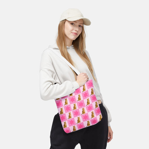 Custom Checkered Pet Tote Bag