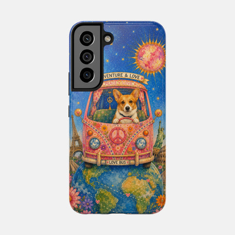 Custom Around The World With My Dog Phone Case