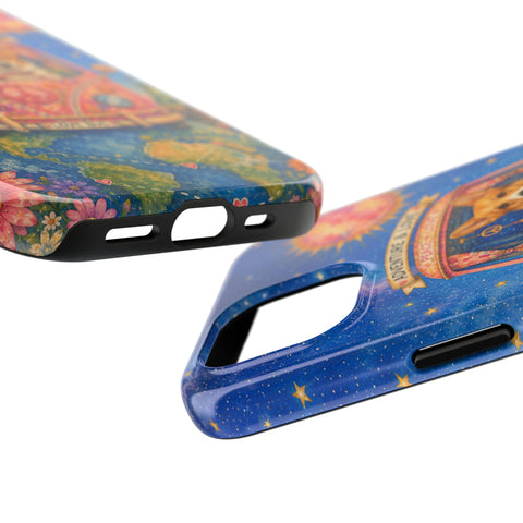 Custom Around The World With My Dog Phone Case