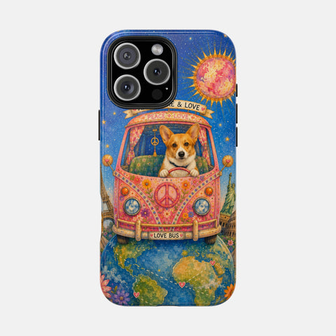 Custom Around The World With My Dog Phone Case