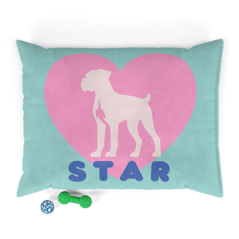Custom Hearted Pet Bed