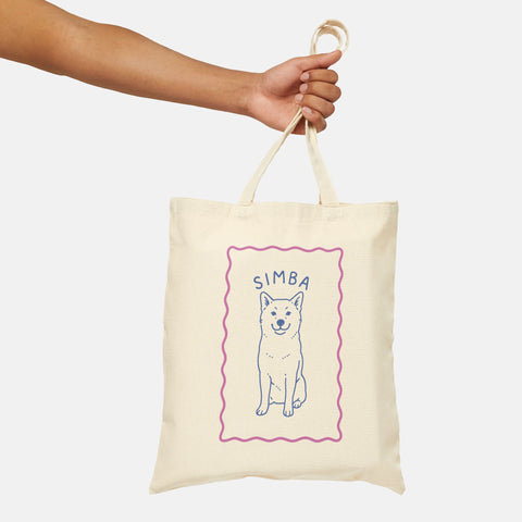 Custom Drawing Canvas Tote Bag