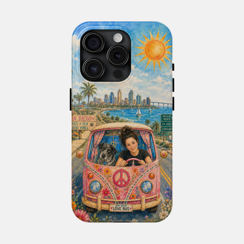 Custom San Diego Sunshine Ride Phone Case