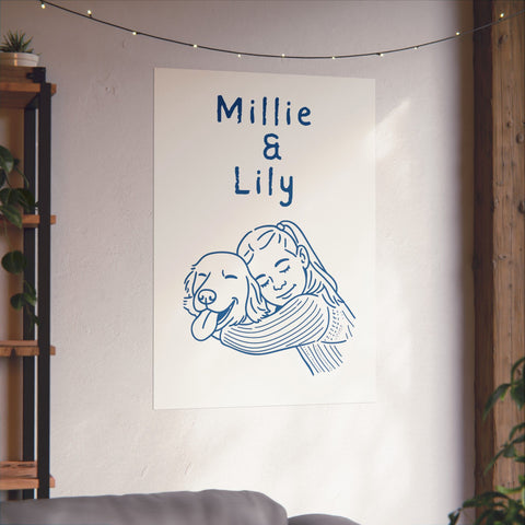 Custom Simple Drawing Poster