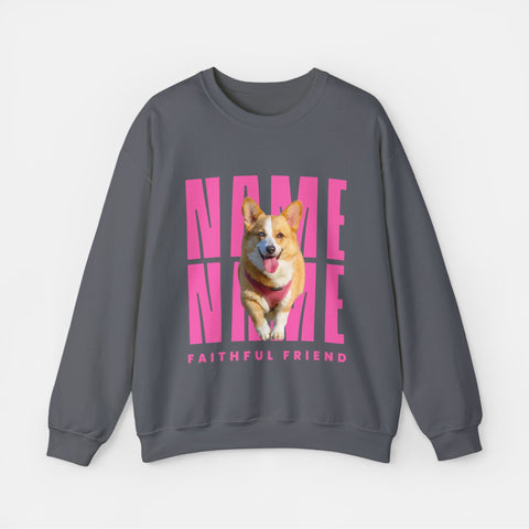 Custom Billboard Sweatshirt | Pink Font