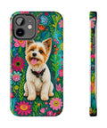 Custom Whimsical Pet Portrait Phone Case — personalised pet phone case — Petunia Woof