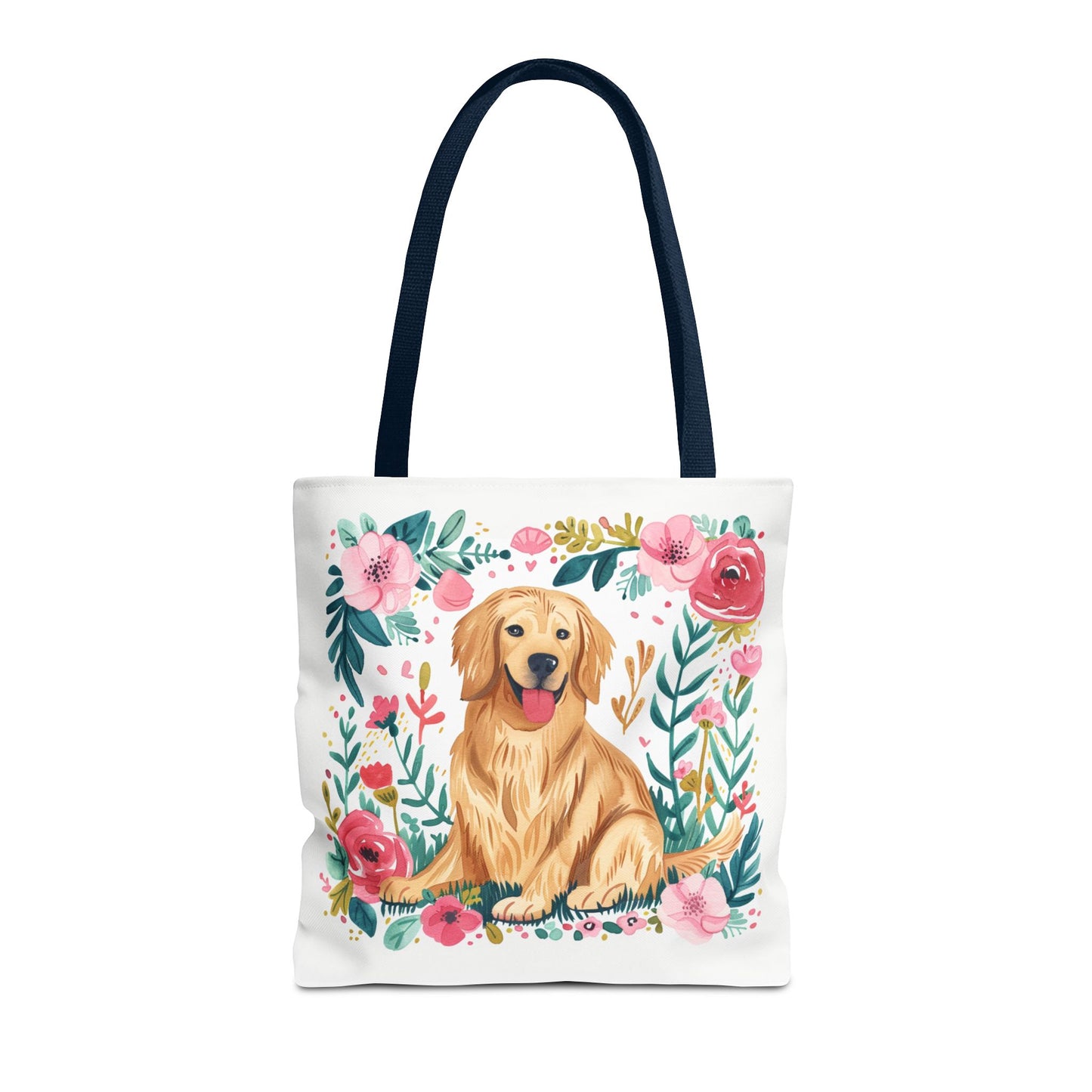 Cute Golden Retriever Tote Bag - Golden Retriever Lovers Perfect Gift - Petunia Woof