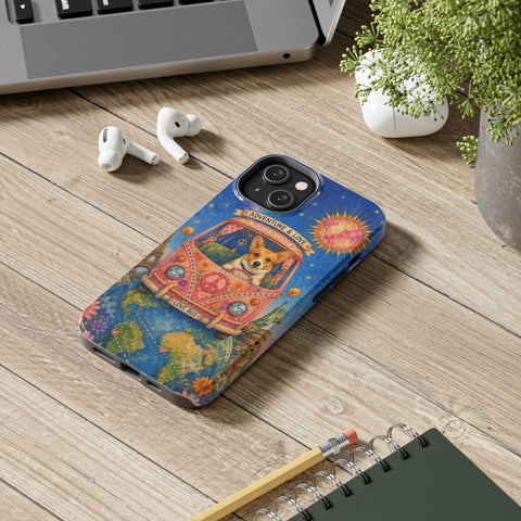 Custom Around The World With My Dog Phone Case
