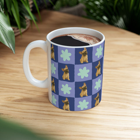 Custom Checkered Pet Mug