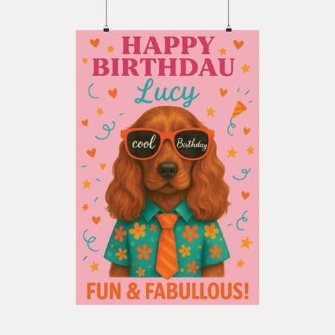 Custom Birthday Poster