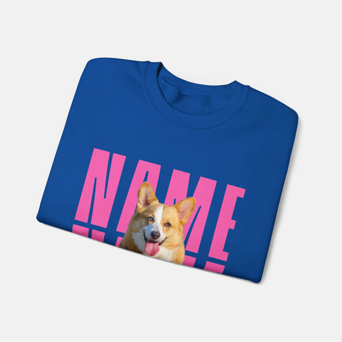 Custom Billboard Sweatshirt | Pink Font