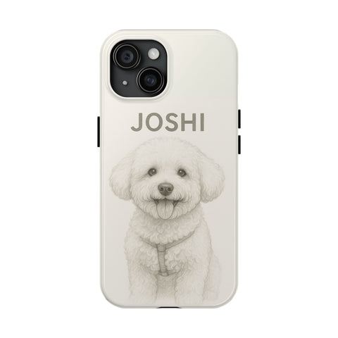Custom Pet Pencil Drawing Though Phone Case