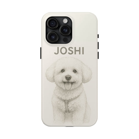 Custom Pet Pencil Drawing Though Phone Case