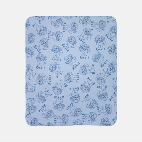 Custom Pet Drawing Blanket