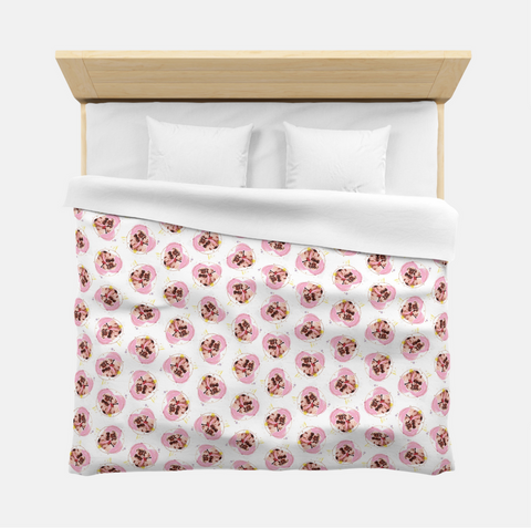 Custom Pet Cartoon Duvet Cover