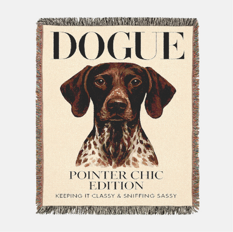 Custom Cover Magazine Style Woven Blanket