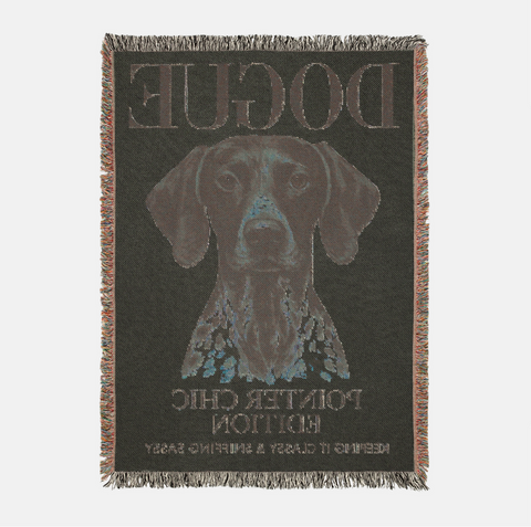 Custom Cover Magazine Style Woven Blanket