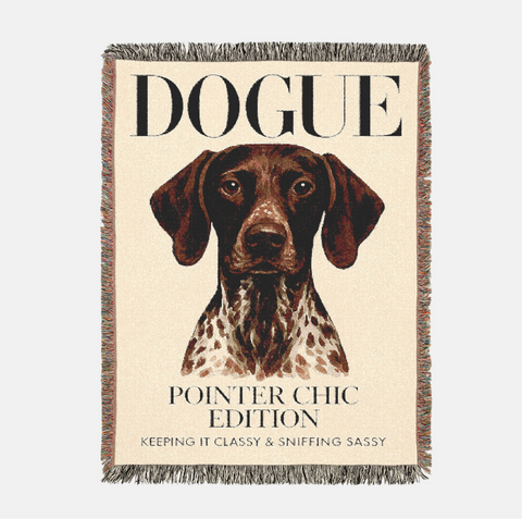 Custom Cover Magazine Style Woven Blanket