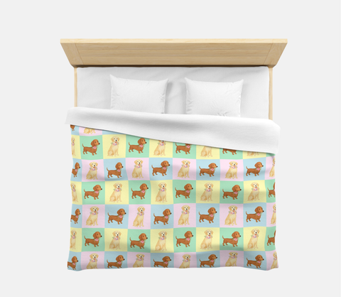Custom Mosaic Duvet Cover