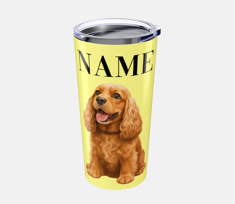 Custom Pet Portrait Tumbler