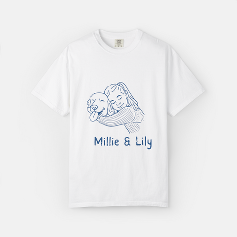 Custom Simple Drawing T-shirt