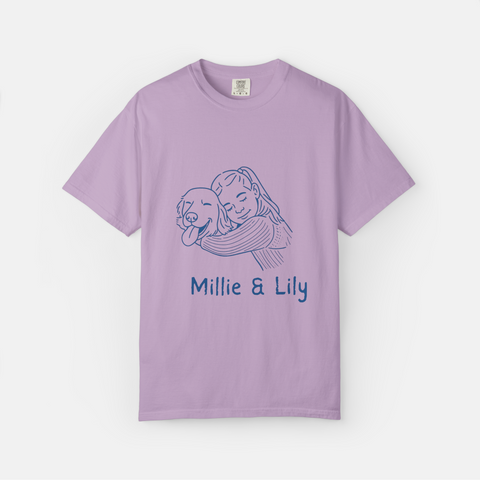 Custom Simple Drawing T-shirt