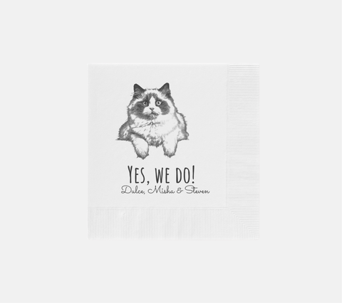 Custom Pet Napkins