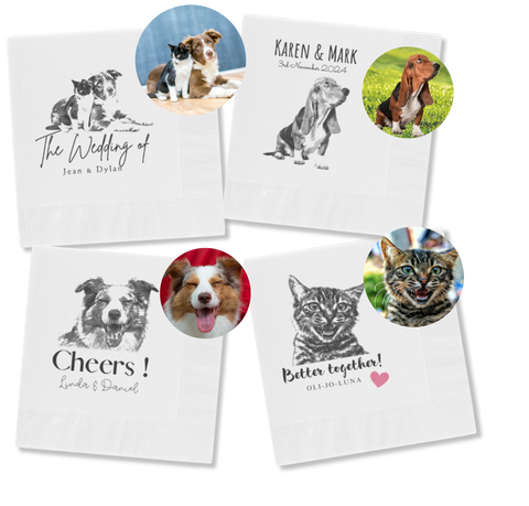 Custom Pet Napkins