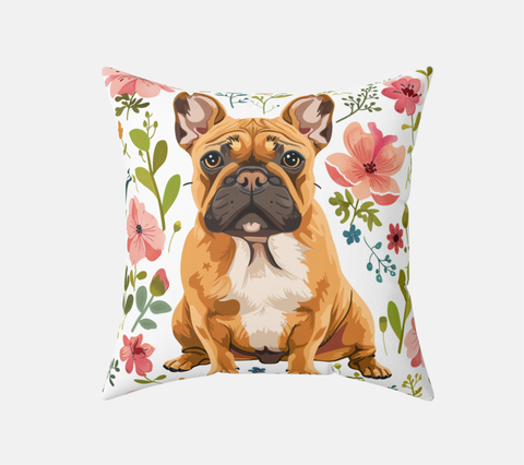 Bulldog Throw Pillow