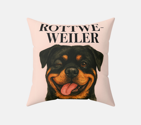 Custom Dog Throw Pillow