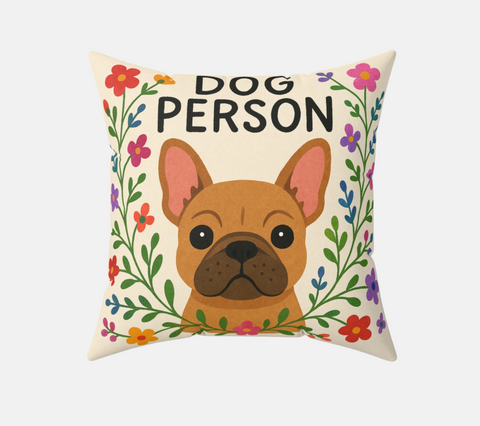 Custom Pet Breed Throw Pillow