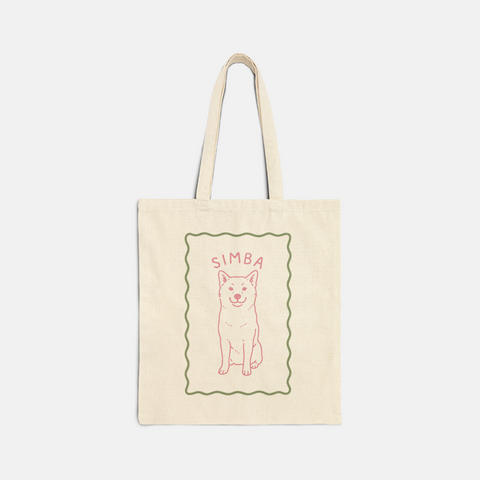 Custom Drawing Canvas Tote Bag