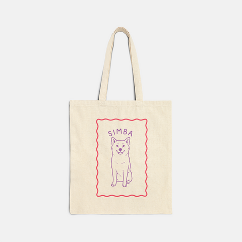 Custom Drawing Canvas Tote Bag