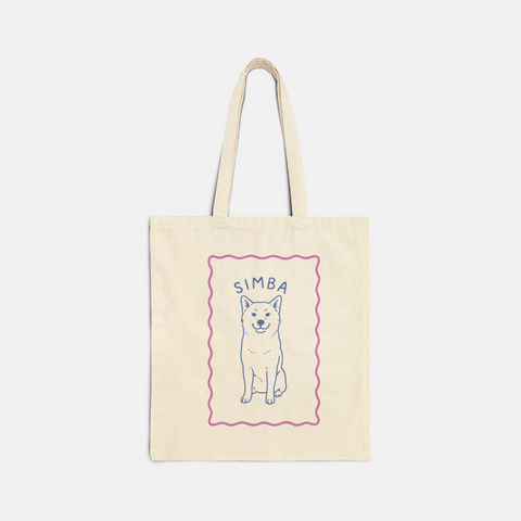 Custom Drawing Canvas Tote Bag