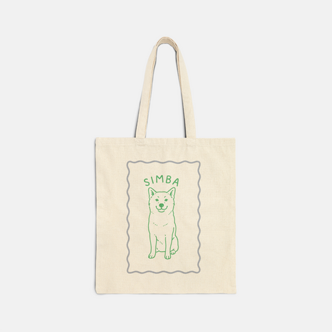 Custom Drawing Canvas Tote Bag