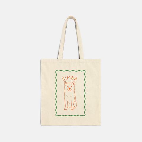 Custom Drawing Canvas Tote Bag