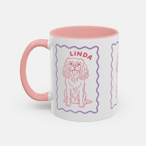 Custom Simple Drawing Pet Portrait Mug