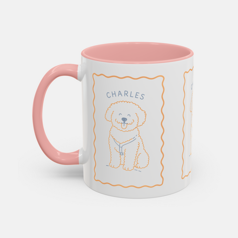 Custom Simple Drawing Pet Portrait Mug