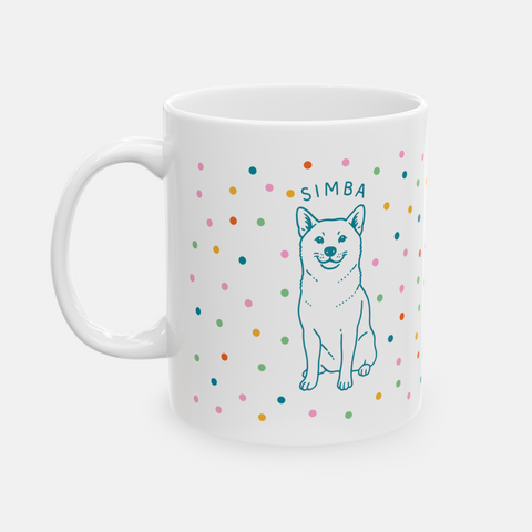Custom Simple Drawing Pet Mug