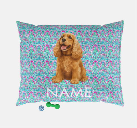 Custom Colorful Pattern Pet Bed