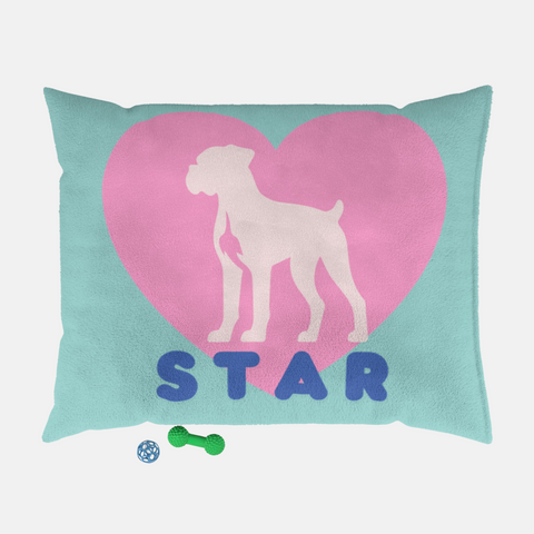 Custom Hearted Pet Bed