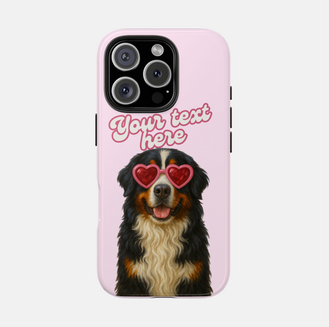 Custom AI Enhanced Pet Portrait  Phone Case