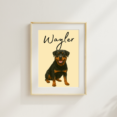 Custom Fancy Portrait Poster