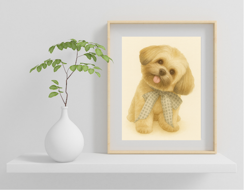 Custom Watercolor Portrait Poster