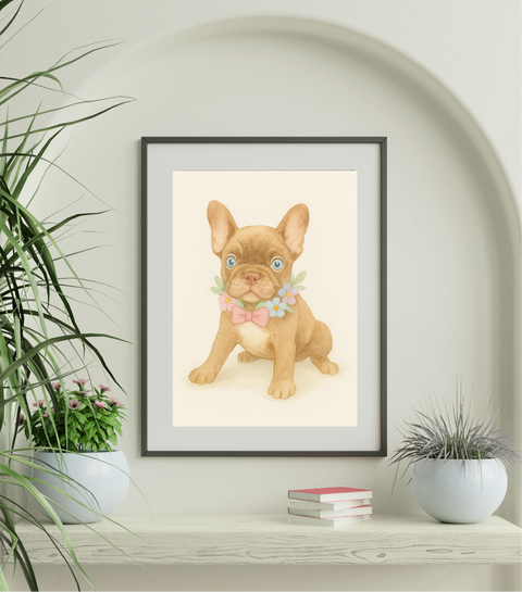 Custom Watercolor Portrait Poster